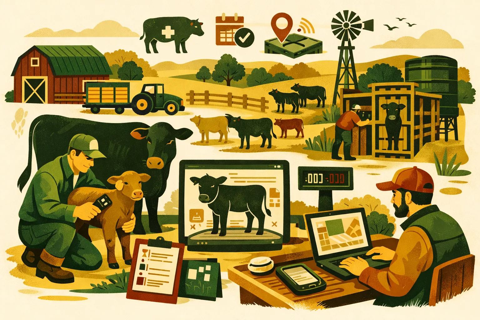 Cattle Ranch Software: What a Cow-Calf Operation Actually Needs to Track