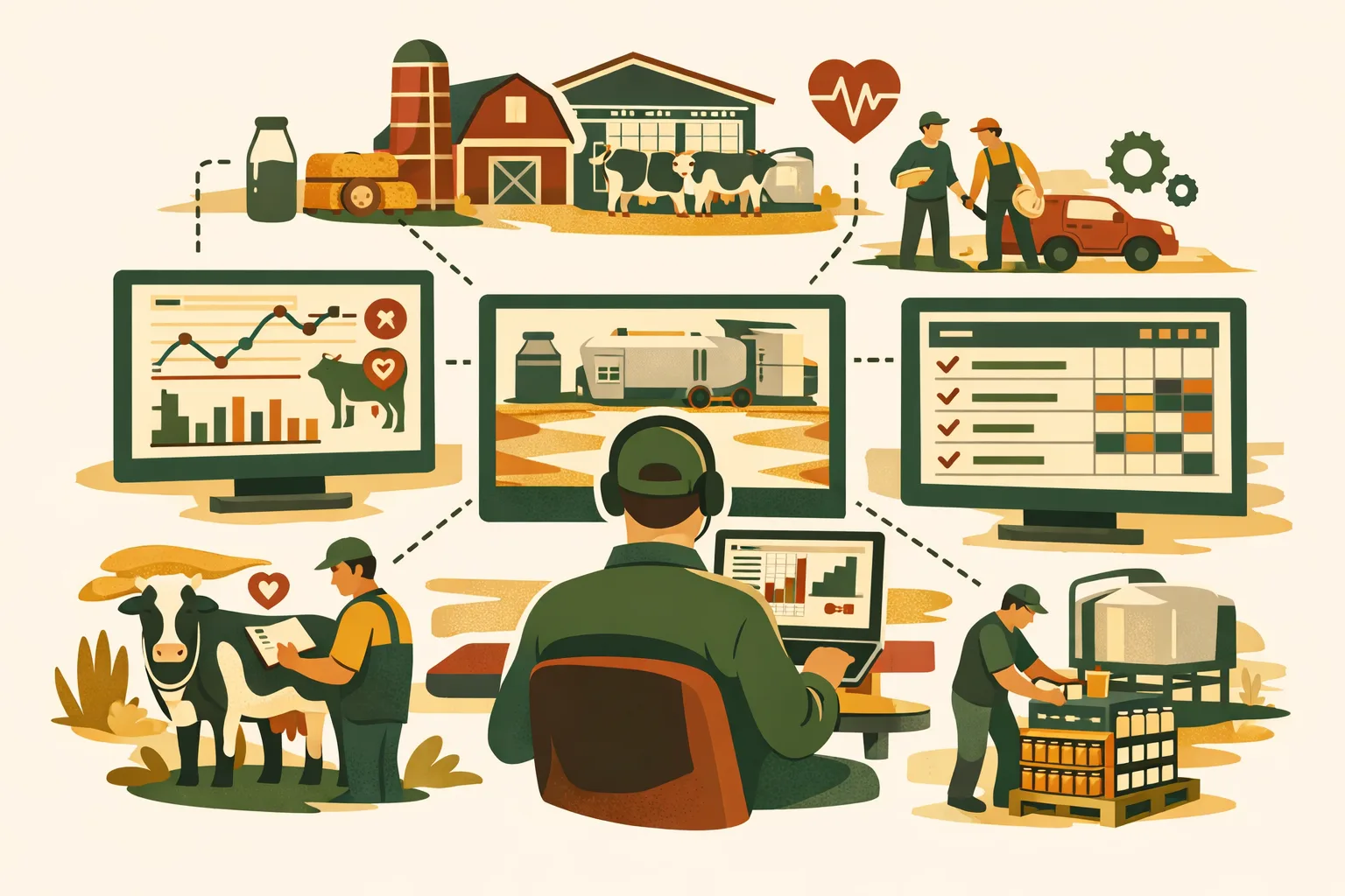 Dairy Farm Software: Tracking Production, Health, and Labor in One Place