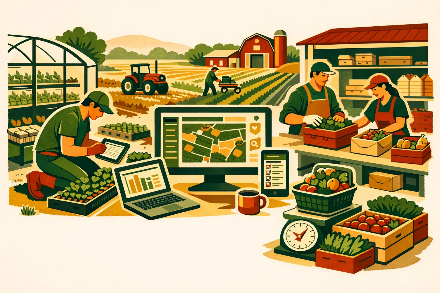 Vegetable Farm Software: From Seeding Schedule to Pack-Shed Records
